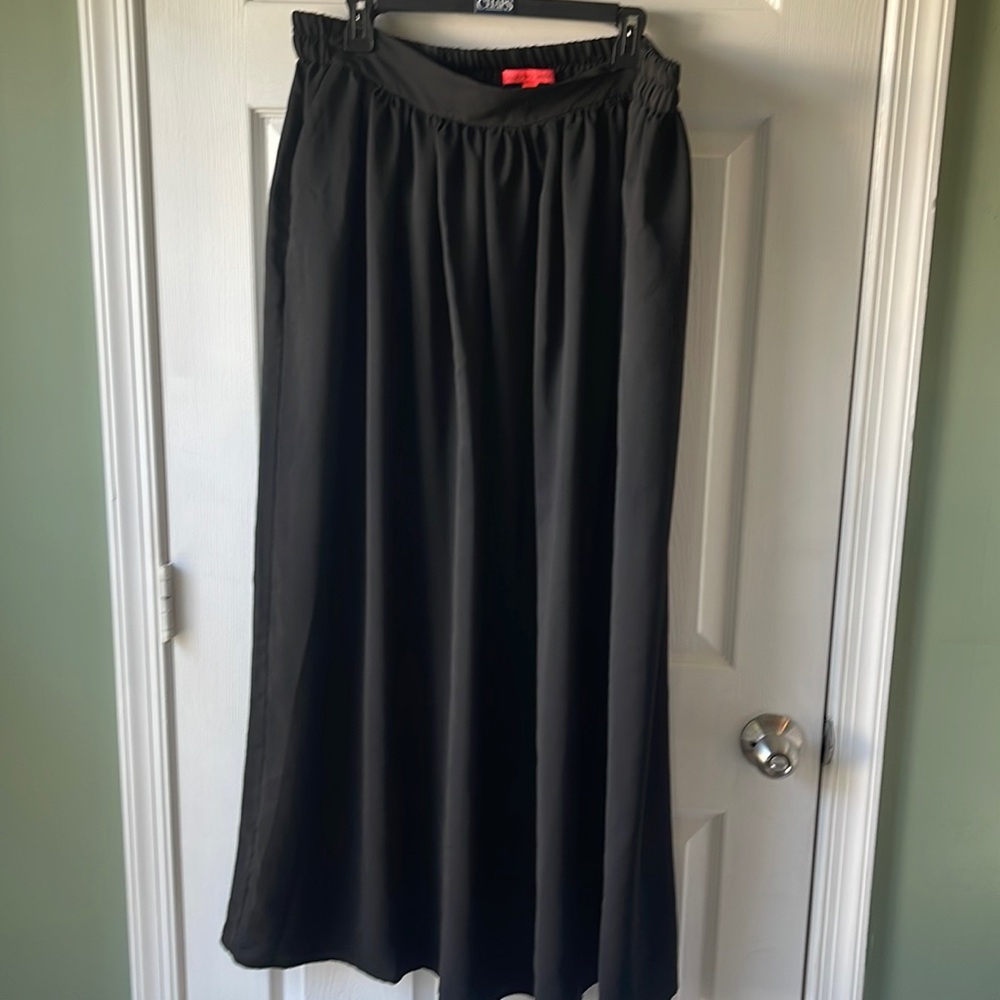 Black maxi skirt